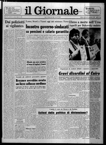 Il giornale nuovo : quotidiano del mattino